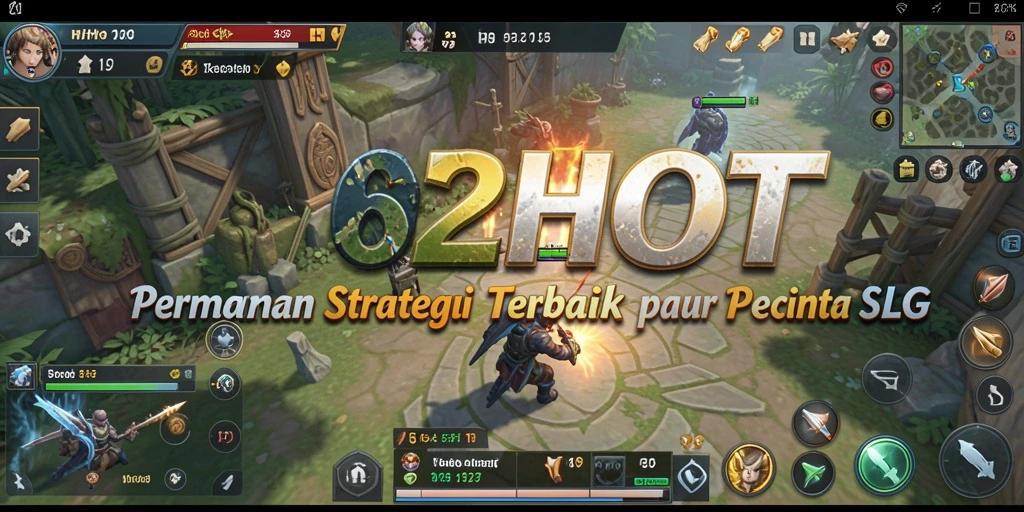 Screenshot utama gameplay <strong>62HOT</strong> yang menunjukkan pertempuran strategi.