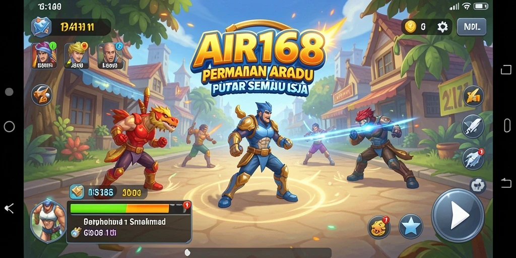 Screenshot AIR168 menampilkan karakter dengan gameplay menarik dan tantangan seru.