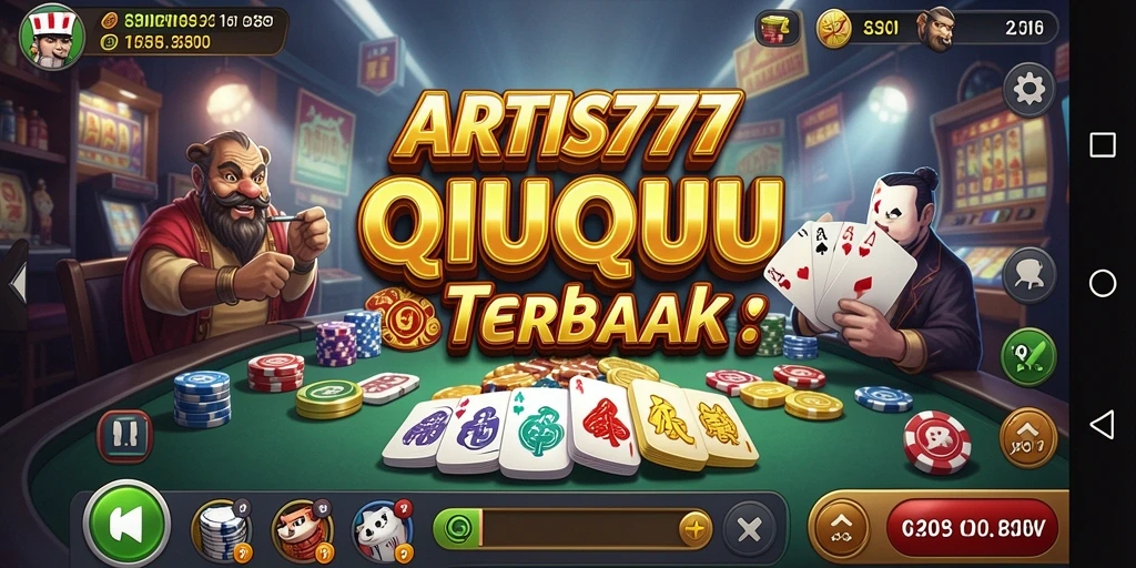 Tampilan gameplay QiuQiu yang menarik di ARTIS777.