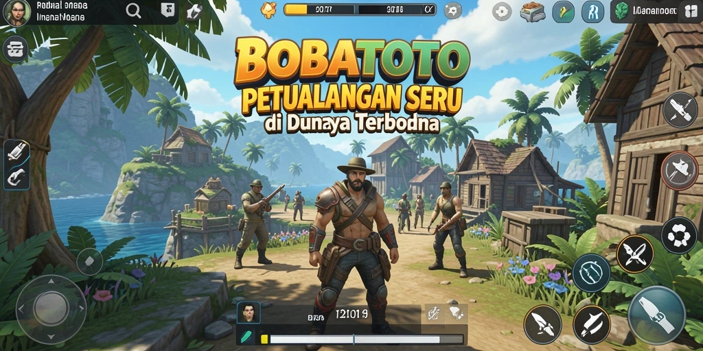 Tampilan utama gameplay BOBATOTO yang menawan dan imersif.
