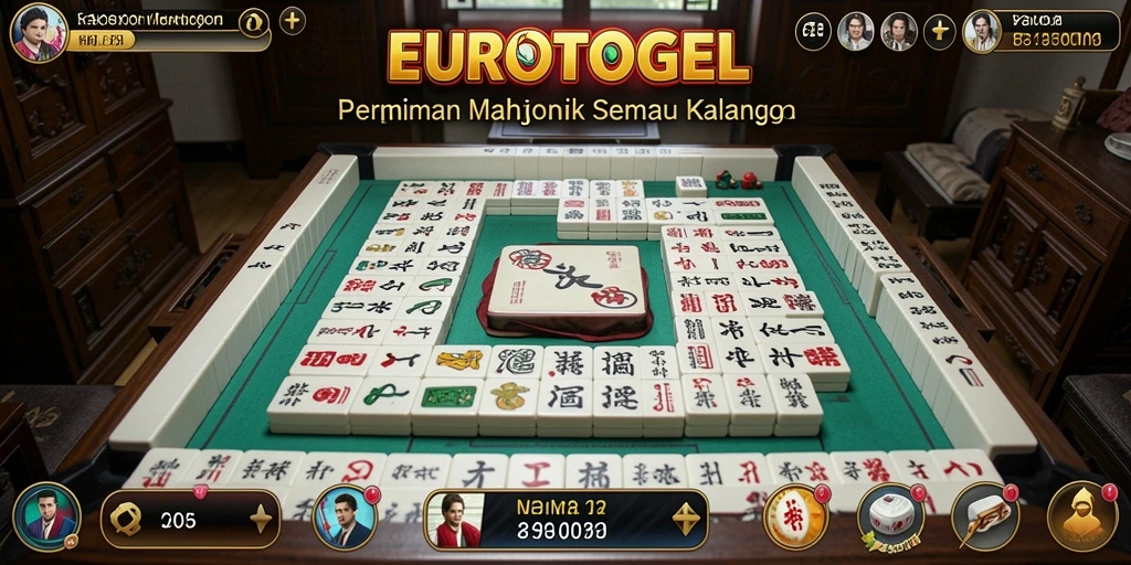 Tampilan gameplay Mahjong yang menarik dan penuh tantangan.
