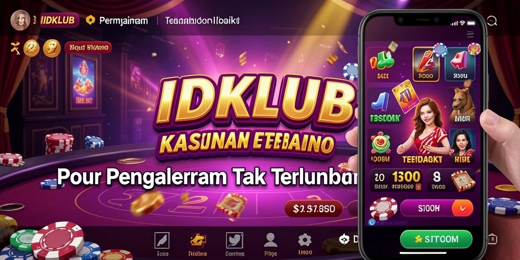 Tampilan menarik dari gameplay Kasino IDKLUB yang memukau.