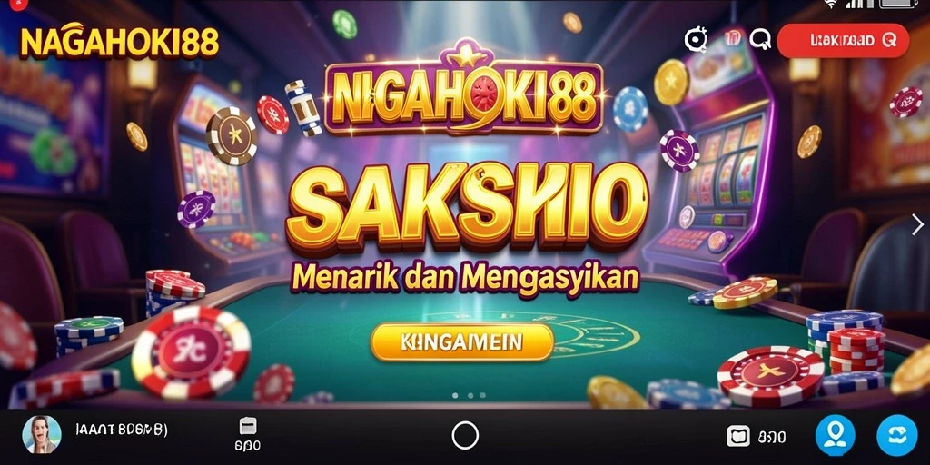 Tampilan utama gameplay Kasino NAGAHOKI88 yang menarik dan interaktif.