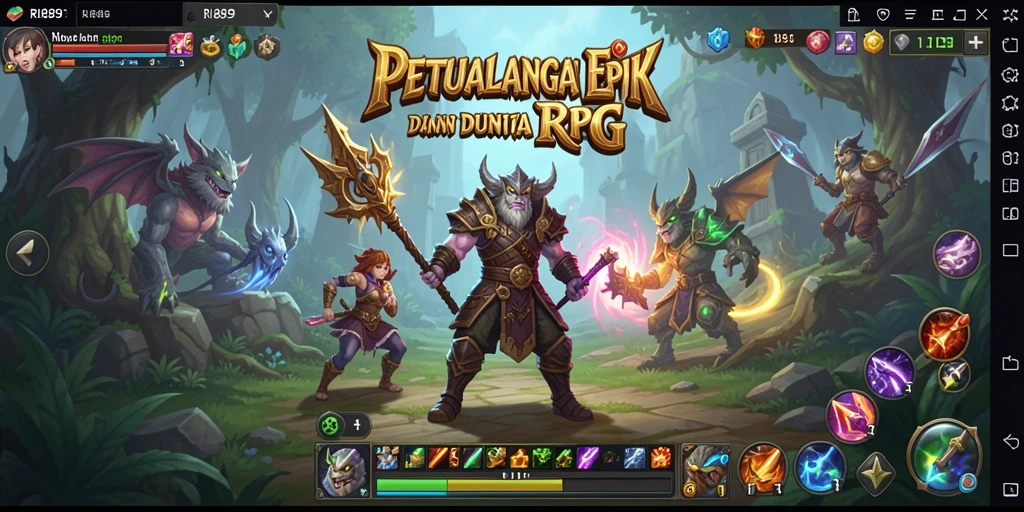 Gameplay seru dan mendebarkan di dunia RPG RI889.